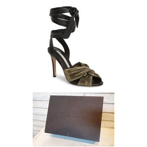 Veronica Beard Calida Ankle Wrap Sandal
